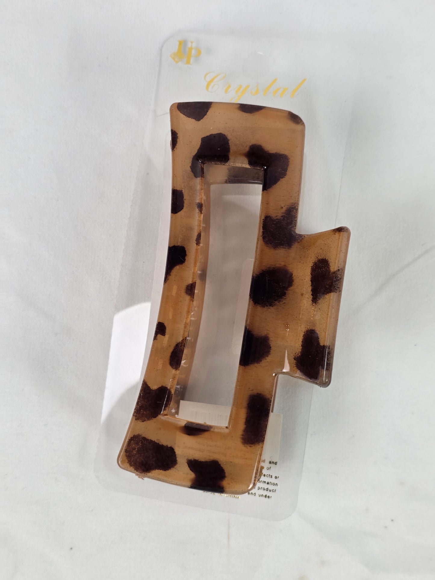 Leopard print hairclip