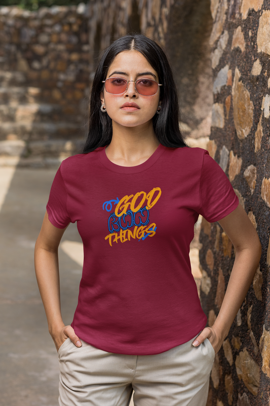 God Run Things tee
