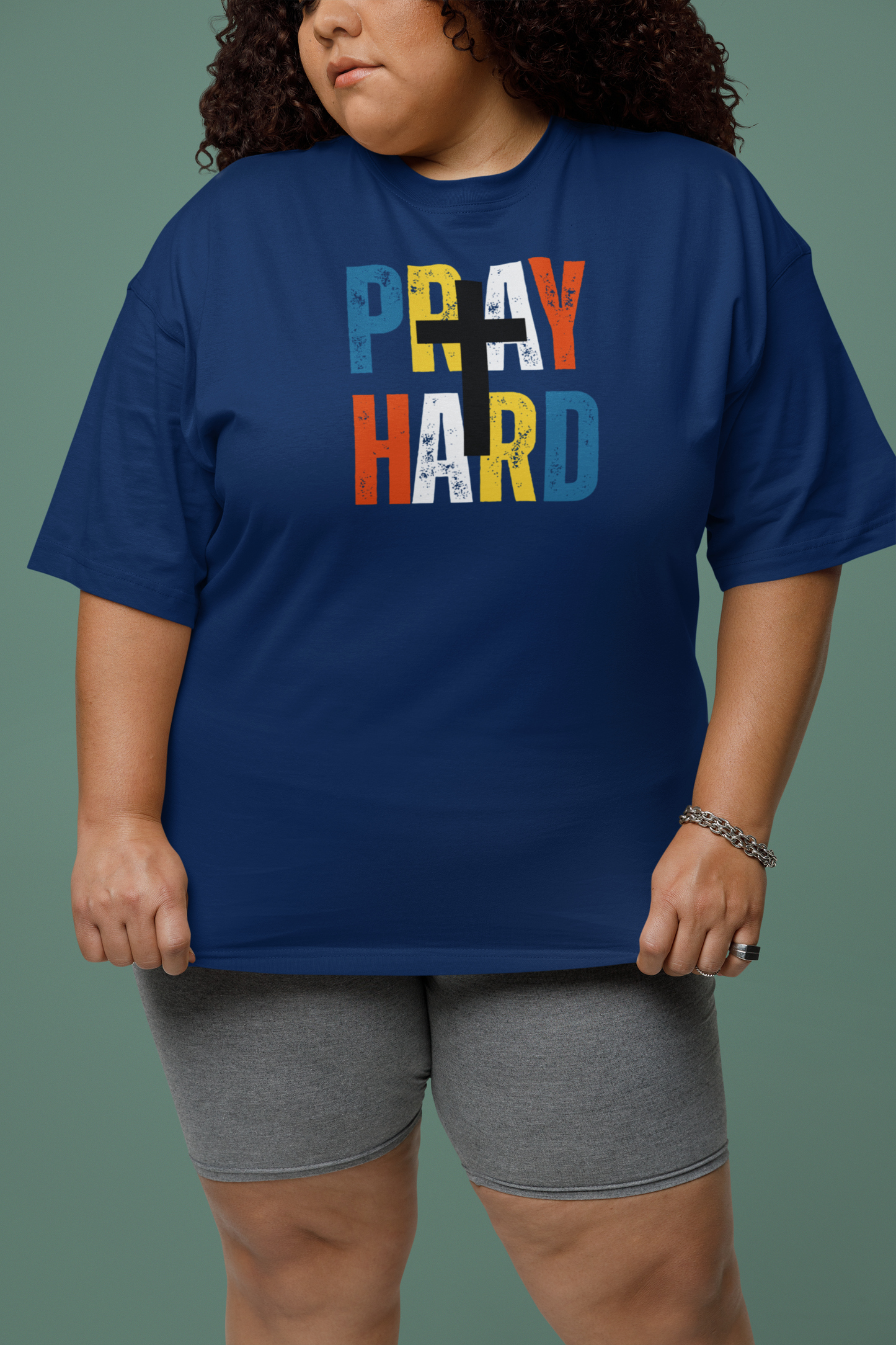 Pray Hard tee