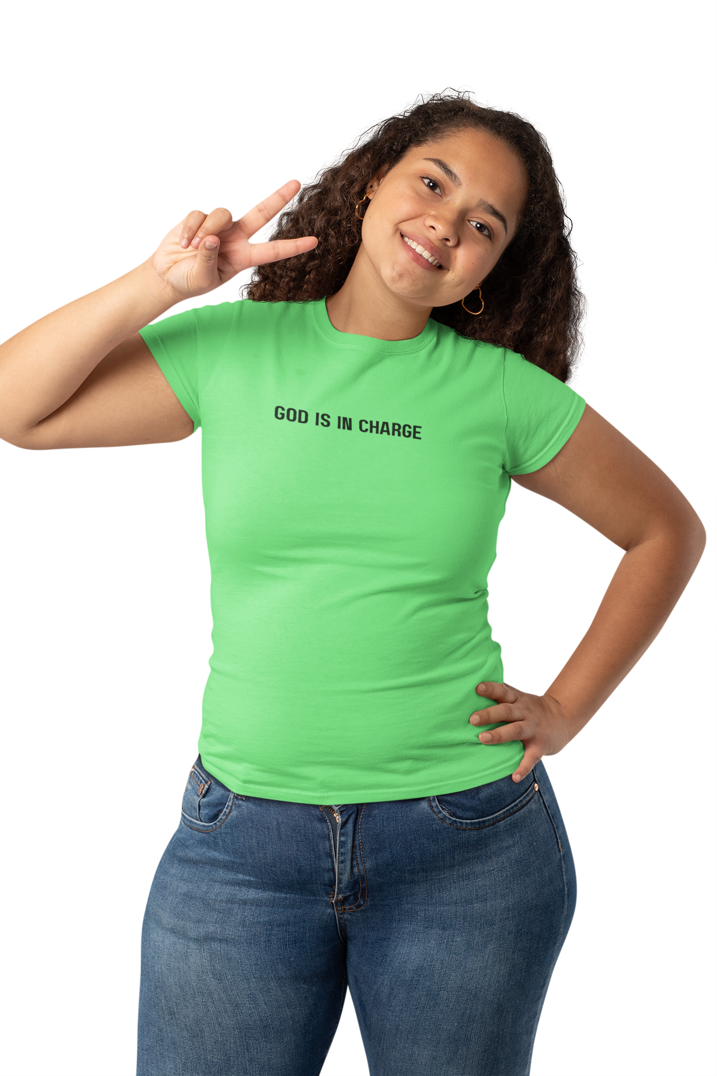 God is in charge Tee