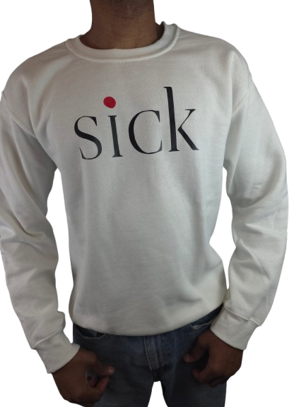 SICK sweatshirt white