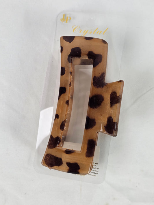 Leopard print hairclip
