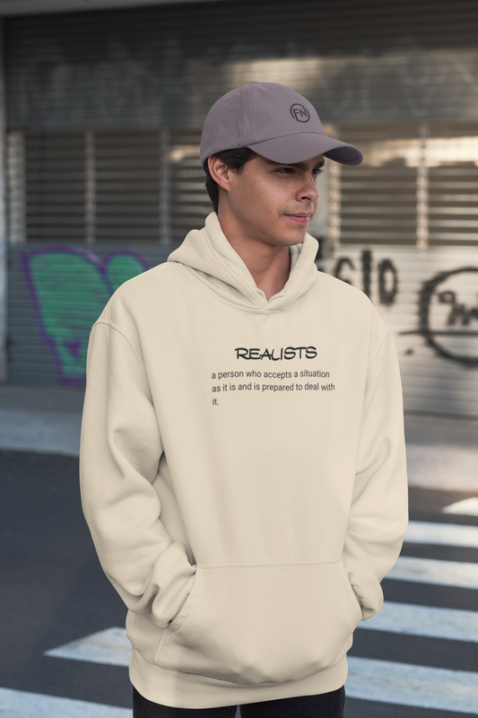 Realist sand hoodie
