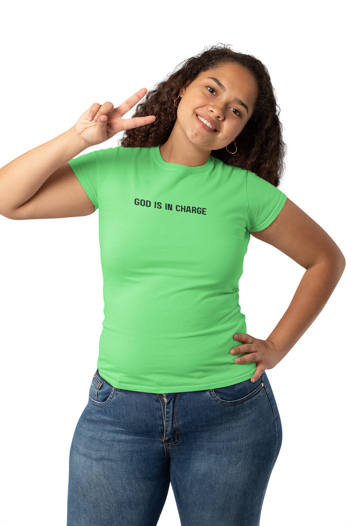 God is in charge Tee